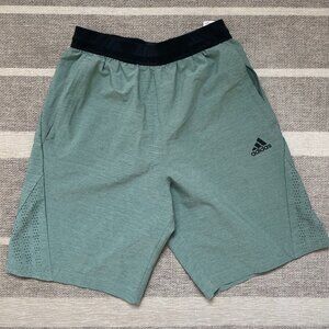 Adidas Workout Activewear Basketball Shorts Men's Green Small